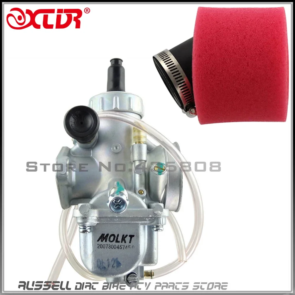 26mm Molkt Carburetor Carb Air Filter Quality performance For IMR SSR 125 140 150 cc CRF50 Pit Dirt Bike