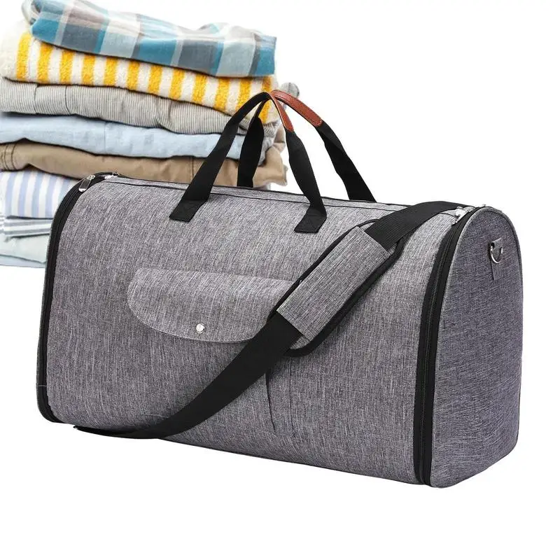 Garment Duffle Bags For Travel Overnight Bag 2 In 1 Carry On Convertible Duffle Garment Bag For Men Hang Suitcase Suit Business