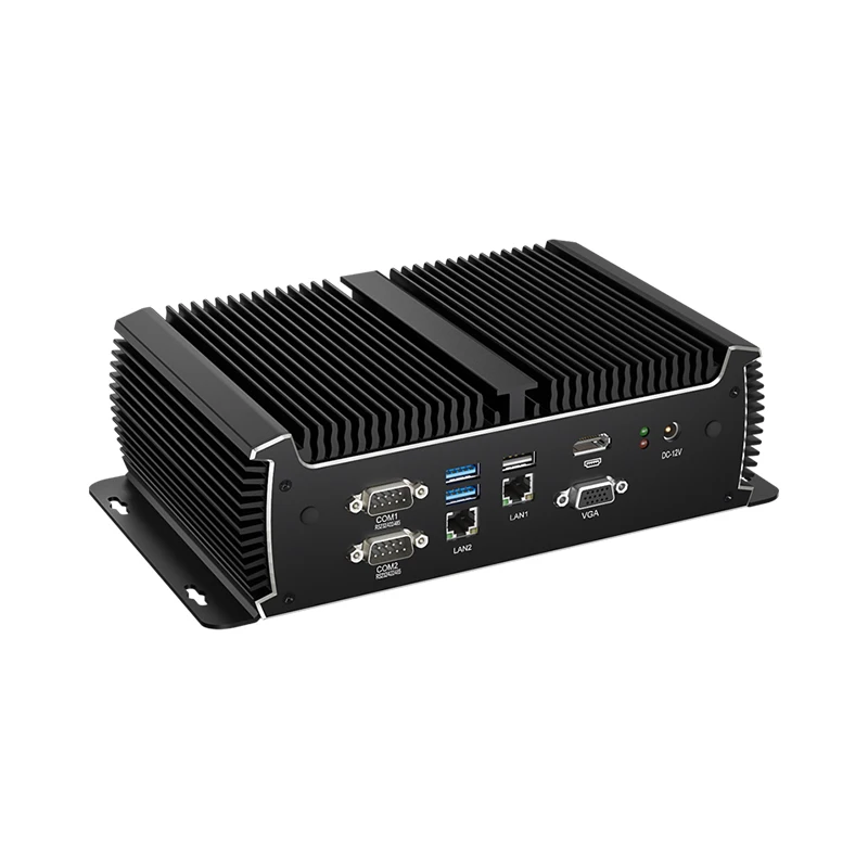 Imagem -04 - Helorpc-fanless Industrial Mini pc 2lan6com gb 128 gb Ddr4 Msats Suporte Win10 11 Linux Wi-fi Bluetooth Computador Firewall Pfense