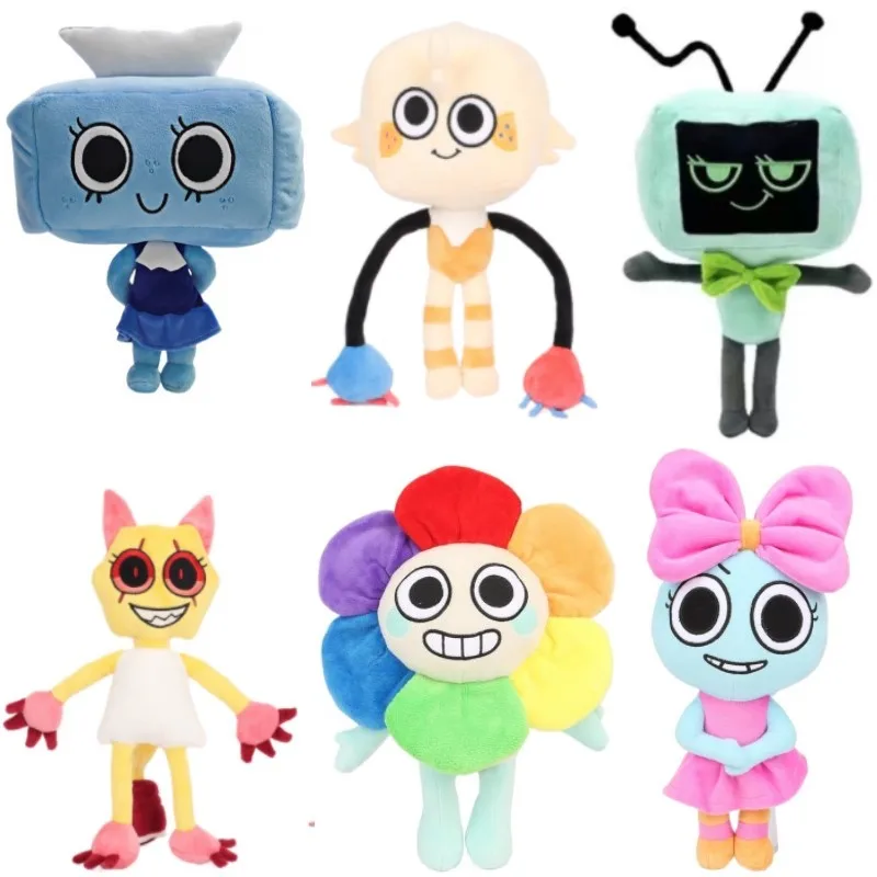 2024 New Dandy\'s World Plush Toys Horror Game Dandys World Plushie Cute Anime Stuffed Soft Dolls Halloween Birthday Gifts