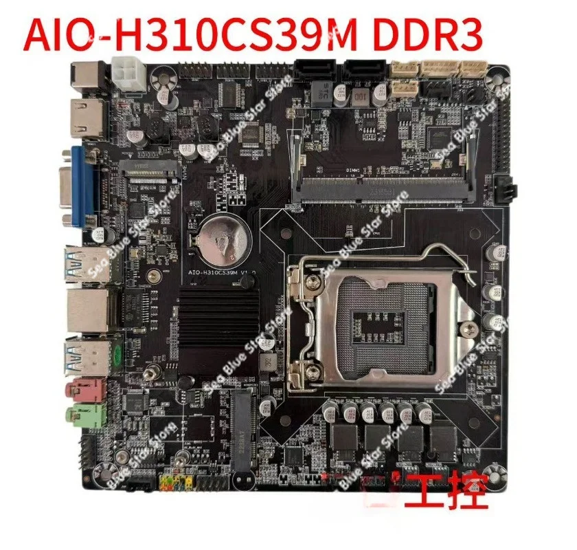 Integrated Board AIO-H310CS39M Industrial Control Main Board D3 Memory  M2 Solid State Interface Disassembly of The Main Board