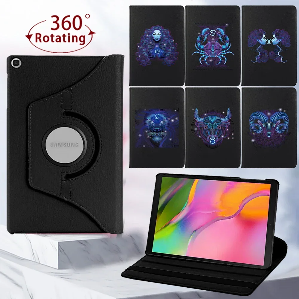 

For Samsung Galaxy Tab S6 Lite P610/Tab A 10.1 T515/T510 360 Degree Rotating Tablet Case Anti-Vibration Cover Case + Stylus