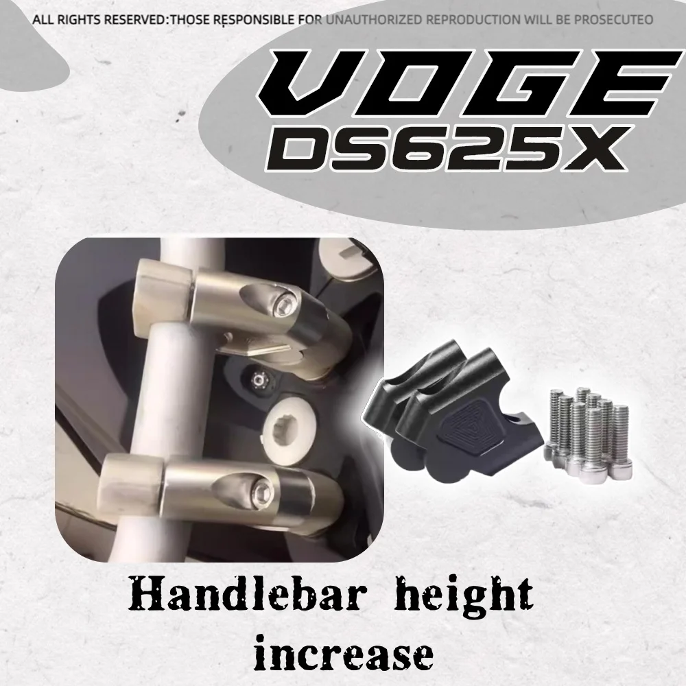 

Для VOGE DS652X DSX625 625DSX модифицированный смеситель для мотоцикла, приподнятый руль, усиленный базовый руль, аксессуары с кодом