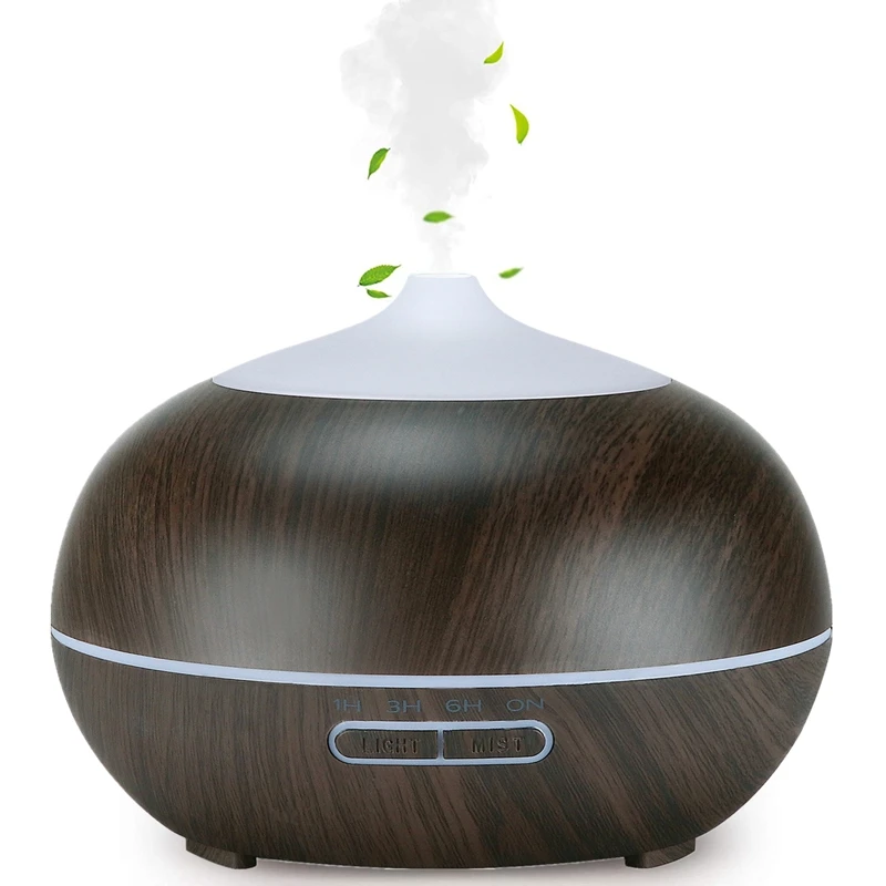 

400ML Essential Oil Diffusers Ultrasonic Auto-Off,7 Color Lights UK Plug