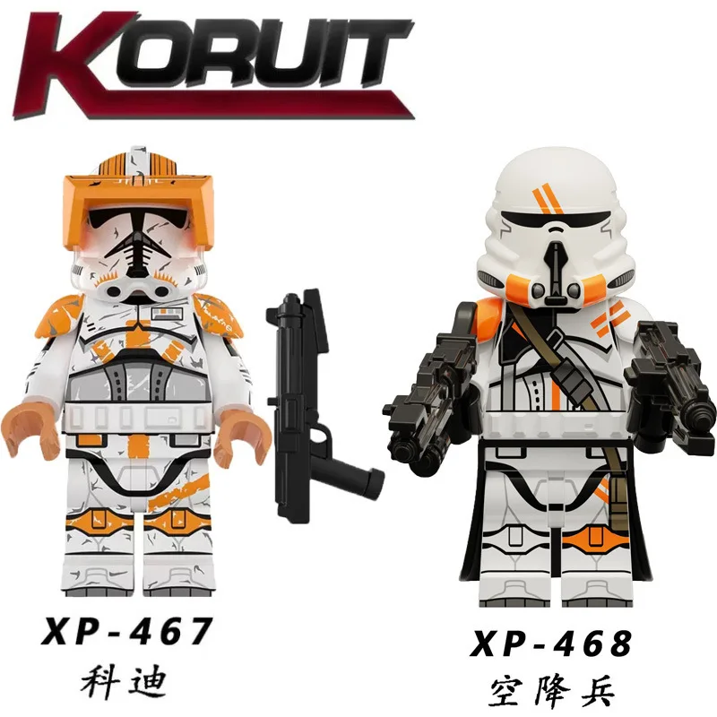 XP468 Clone Storm Airborne Cody Trooper Character Mini Bricks Plastic Space Wars Building Blocks Plastic Kids Gift Toys Juguetes