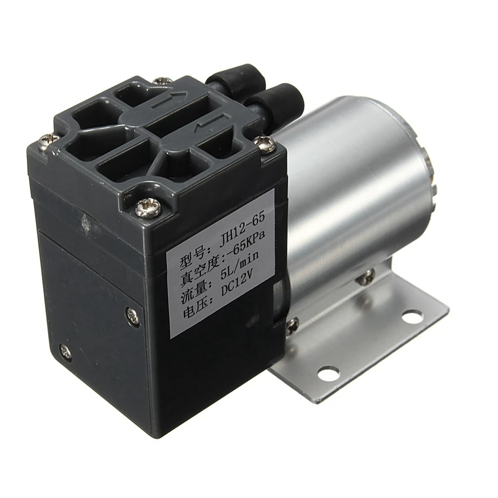 65-120Kpa DC12V 6W Mini Vacuum Pump Negative Pressure Suction Pump with Holder for Gas Analysis Sampling