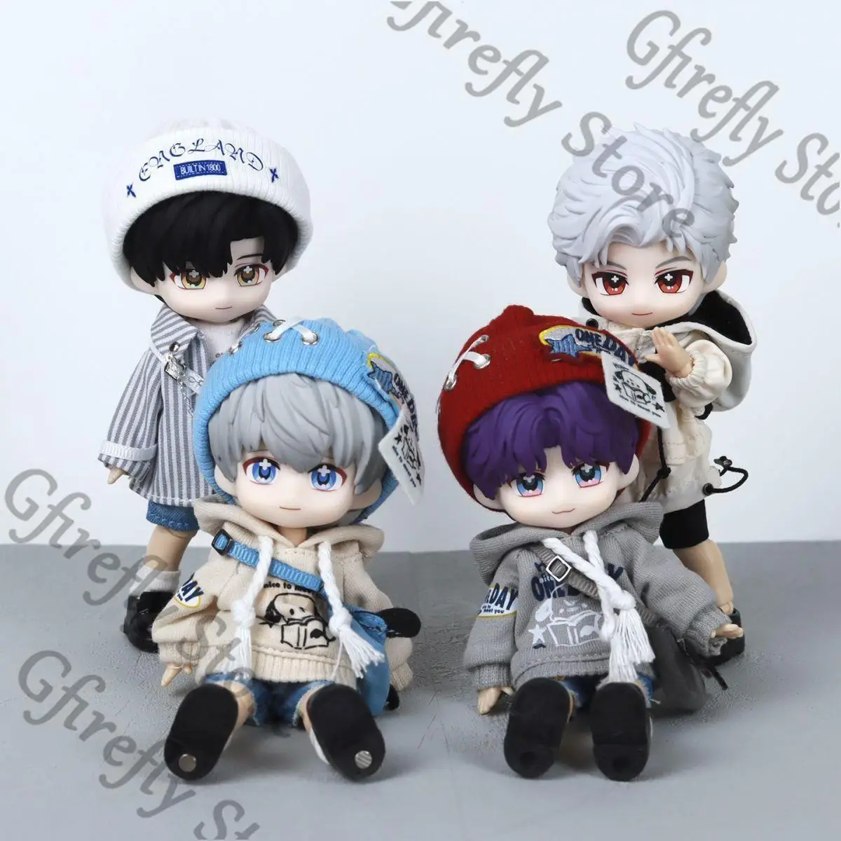 

Love and Deepspace Xavier Sylus Rafayel Zayne Ob11 Adorable BJD Model Kit Cosplay Action Figure Ornaments Complete Set Mascot
