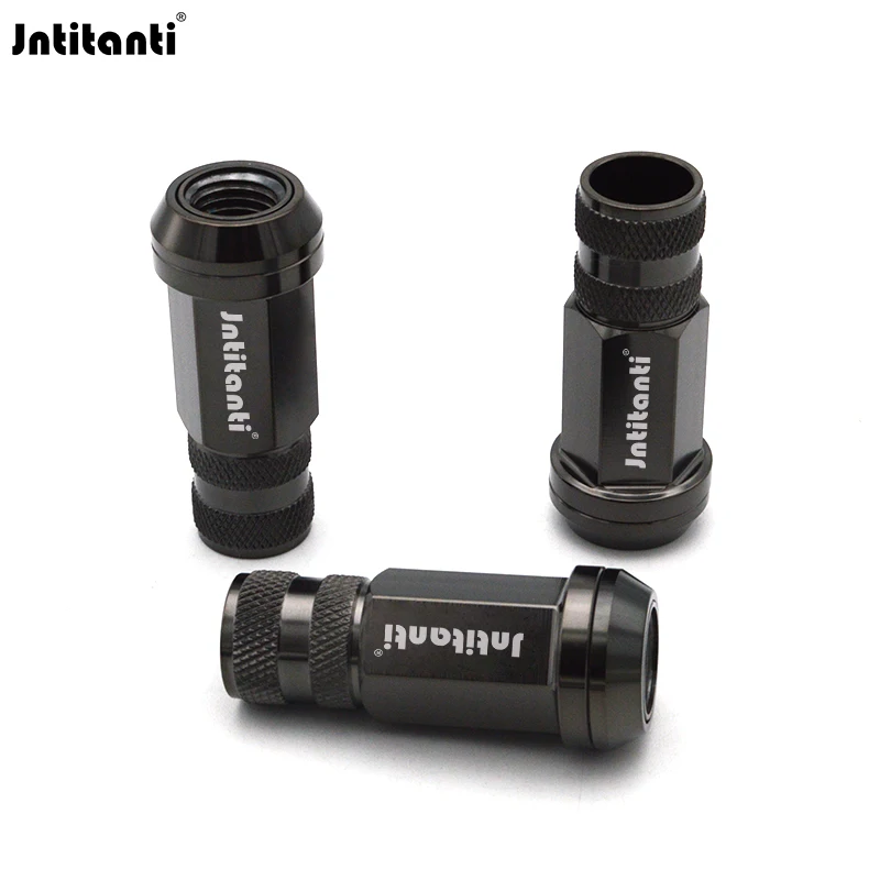 Jntitanti Gr.5 titanium Lug Nuts floating washer wheel nuts M12*1.5/1.25*52 for Toyoto,Mazda,Honda,Acura,Scion,Lexus etc