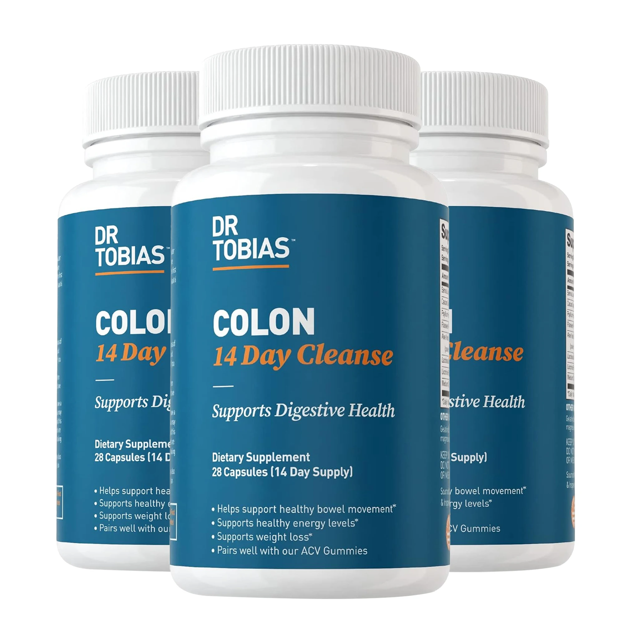 14-Day Colon Cleanse Detox Capsules - Helps Speed Up Metabolism, Promote Bowel Movements, Aid Weight Loss, Digestive Health