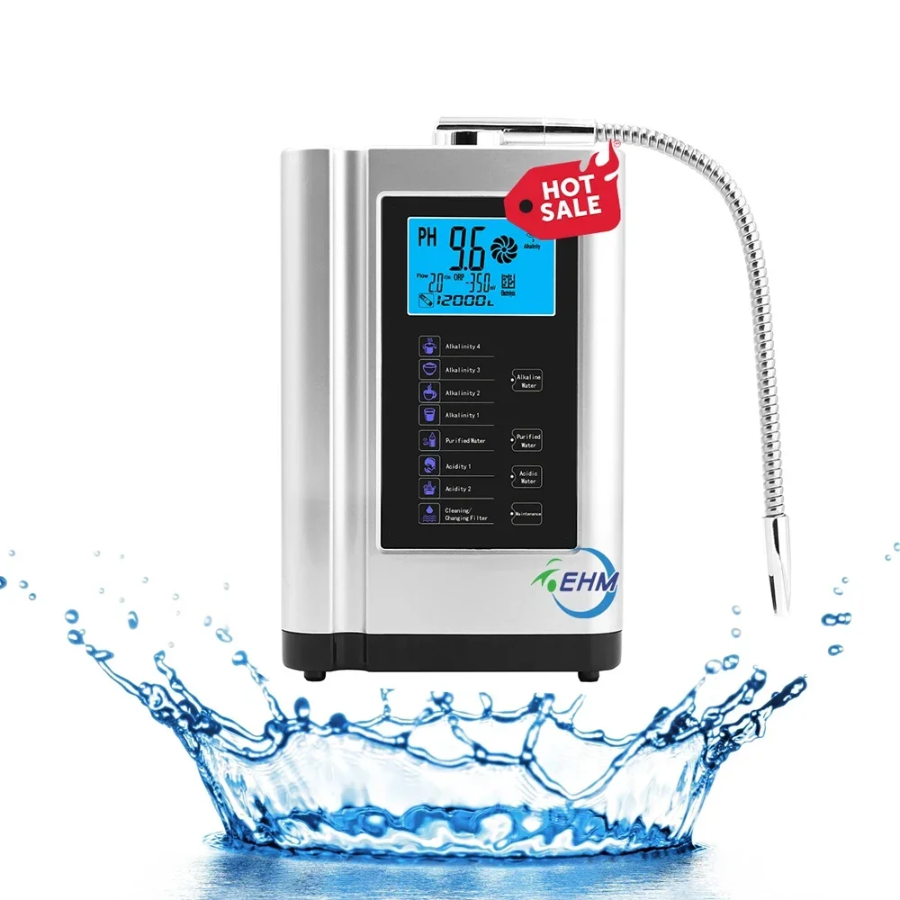 Excellent Hydrogen Alkaline Water Ionizer alkaline ionized water machine japan technology 5/7 plates