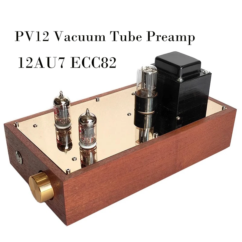 

AIYIMA SMSL Reference PV12 Vacuum Tube Preamp 6Z5P Rectification Stereo HIFI ECC82 12AU7 Tube Preamplifier Audio