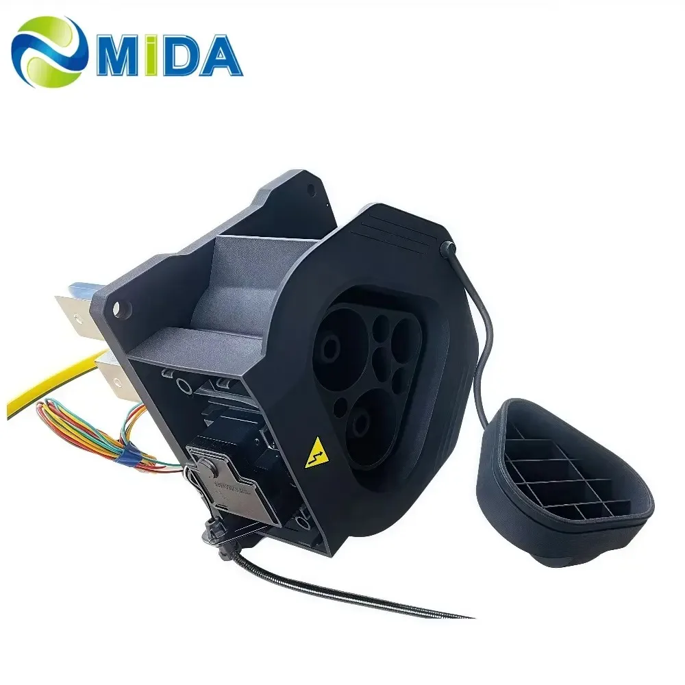 1000A 1500A MCS Charging Socket Megawatt Vehicle Inlet