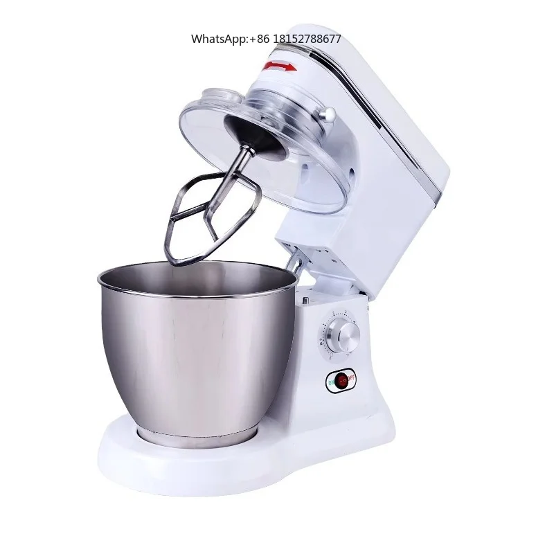 Welldone Automatic Aluminum Alloy 7L Capacity Dough Kneading Machine Solid/Liquid Food Mixer Flour Portable Spiral Technology