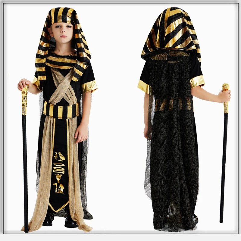 أزياء الهالوين التنكرية للملك كليوباترا، ابن فرعون را، ملك مومسيف، أزياء مسرح الأدوار للذكور والإناث