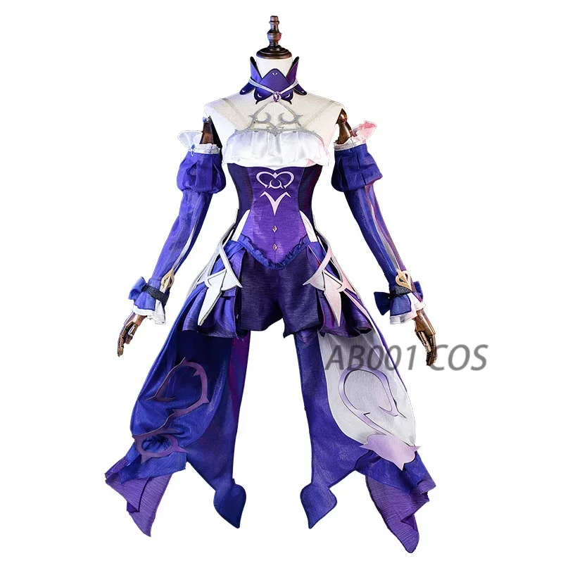 High-quality Genshin Impact Fischl Cosplay Costume Uniform Wig Anime Halloween Costumes Women Game Ein Immernachtstraum Anime