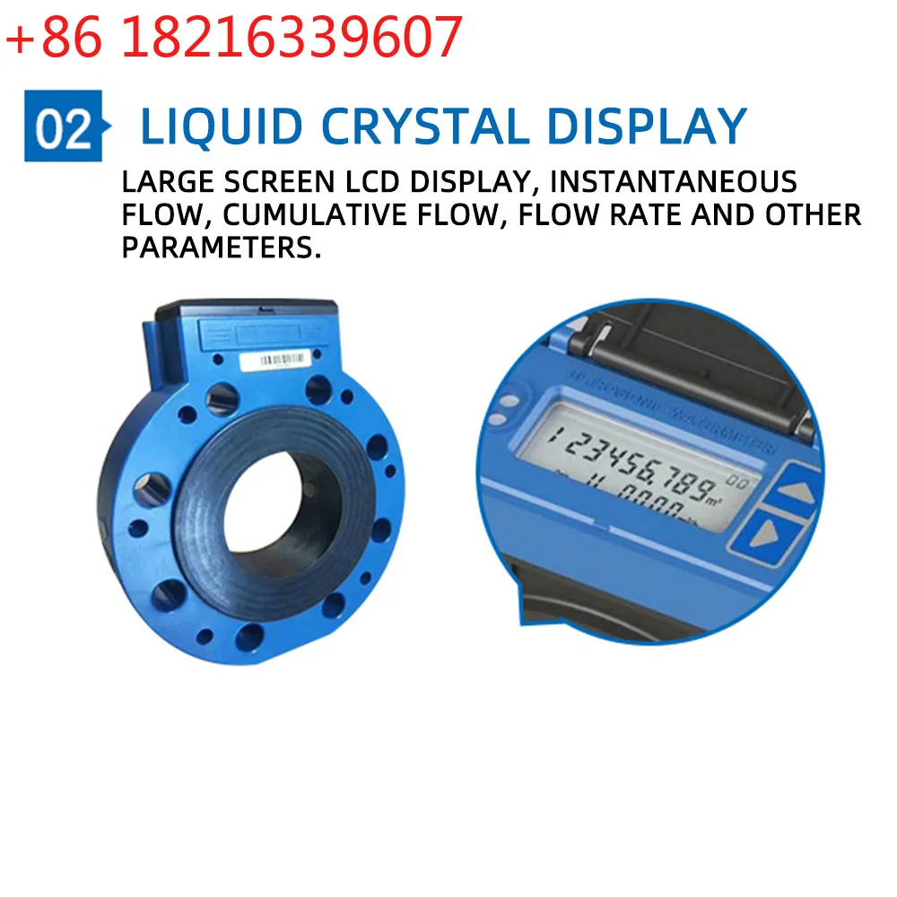 YAO ZC-T3-1-K DN100 DN125 DN150 Smart Ultrasonic Flowmeter Water Resource Monitoring Flow Tester Usage Intelligent IP65 RS485/US