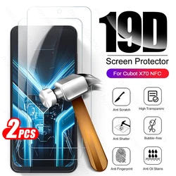 2PCS 9H Premium Tempered Glass For Cubot X70 X 70 70X 4G Cubotx70 NFC 2023 6.58