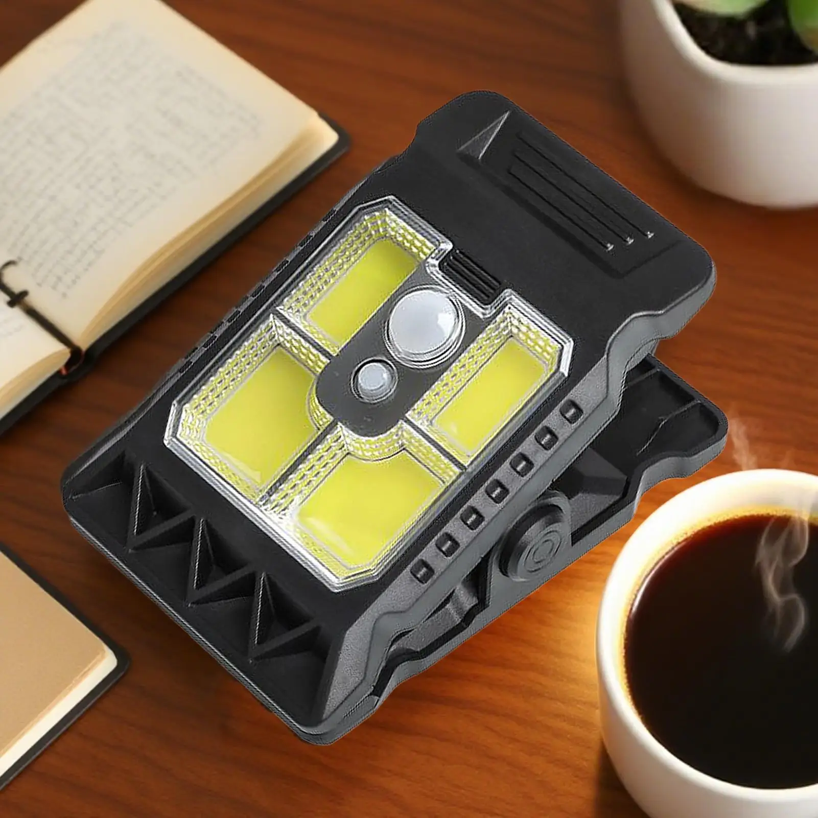 Clip On Solar Lights With Motion Sensor Portable LED Emergency Lighting Outdoor Solar Clip Light For Garage Camping Backyard