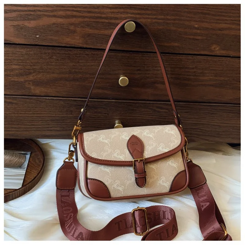 

Ladies Crossbody-Bag Crafted From Premium Leather Featuring Trendy Paris Vintage Lightweight Daily Refined Look​