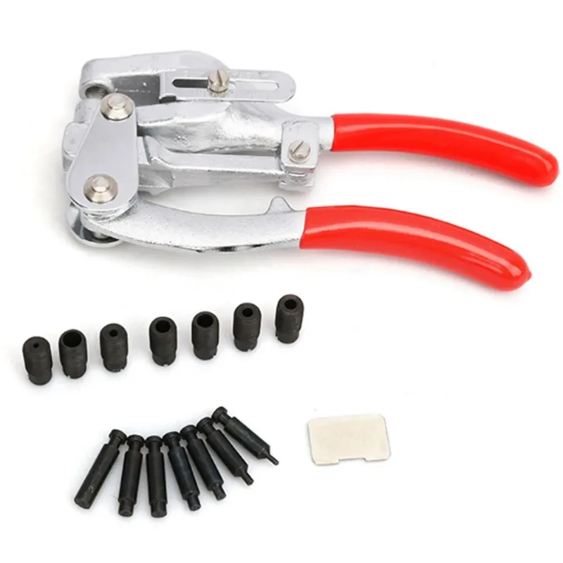 

Stainless steel hand-held punching tool kit, punching pliers kit, woodworking specific multifunctional tool
