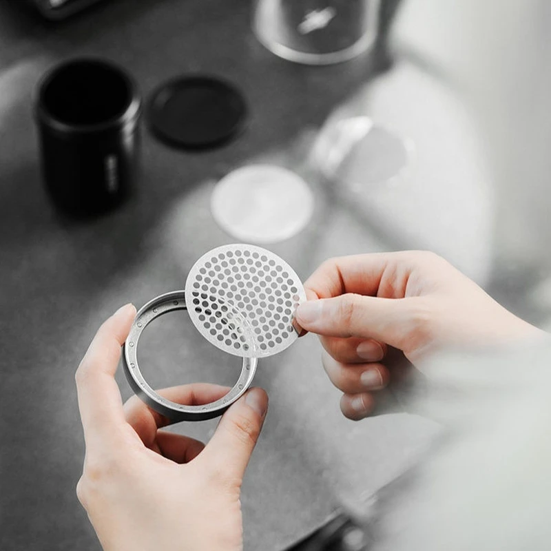 Mhw-3bomber Shark Aluminum Alloy Coffee Powder Shaker 3-In-1 Replaceable Mesh Magnetic Lid Barista Baking Espresso Tool Kitchen - view 3