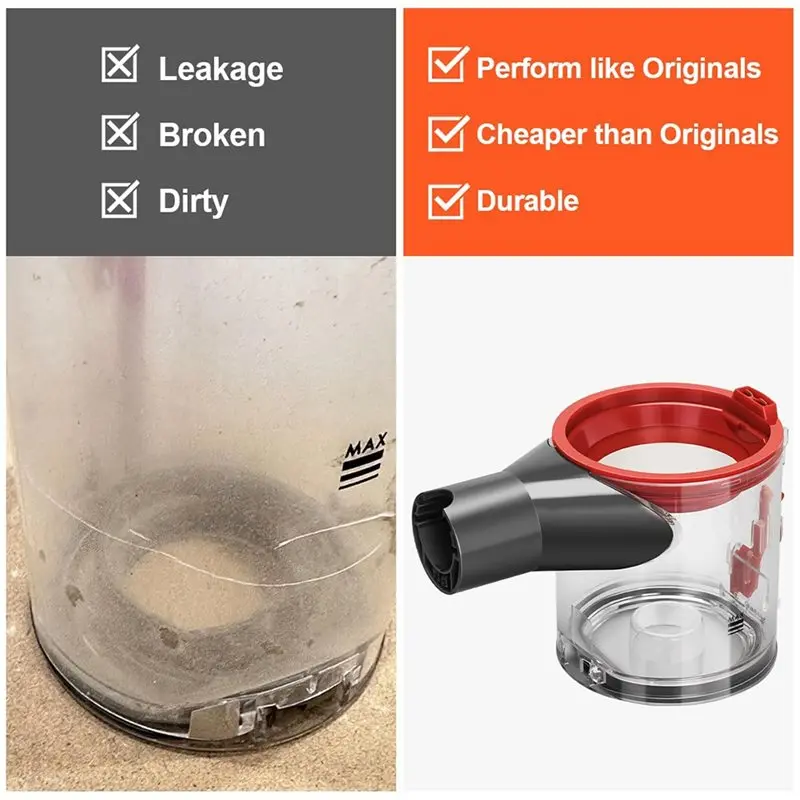 A76I-For Dyson V7 / V8 / SV10 / SV11 Vacuum Cleaner Accessories Vacuum Dust Bucket Accessories