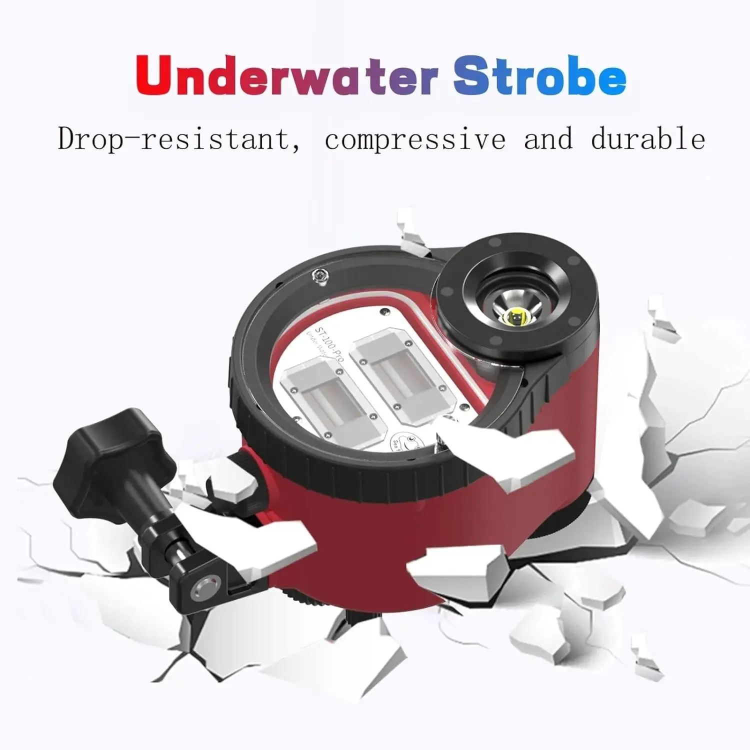 Searogs ST100 PRO GN32 مقاوم للماء ستروب تحت الماء فيديو ضوء فلاش تحت الماء التصوير الفوتوغرافي لسوني كانون نيكون بانسونك