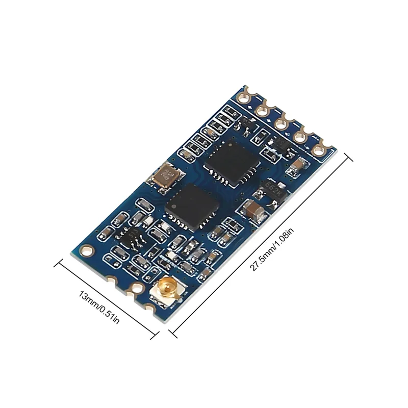 ABUO-Wireless 433Mhz SI4463 HC-12 وحدة المنفذ التسلسلي 1000M استبدال بلوتوث 4 قطعة