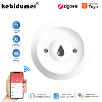 Tuya ZigBee WiFi Smart Water Sensor Water Flood Sensor Smart Life APP Remote Monitoring Flood Alarm Work With Zigbee Gateway