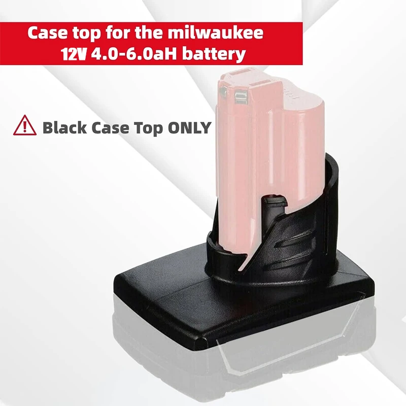 Imagem -03 - Bateria Case Substituição para Milwaukee 12v Li-ion Battery Case Plástico Quebrado Kit de Reparação Parte a 10packs