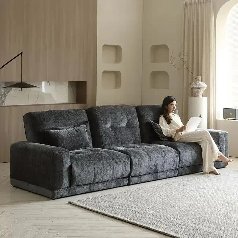 

Modern simple reclining electric sofa bed retractable function adjustment living room cinema sofa