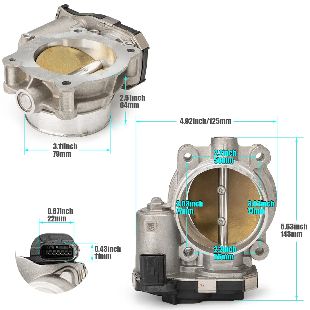 Throttle Body 12670981 For Chevrolet Equinox Colorado Camaro Impala For Cadillac CTS XTS 3.6L For GMC Canyon 12669016