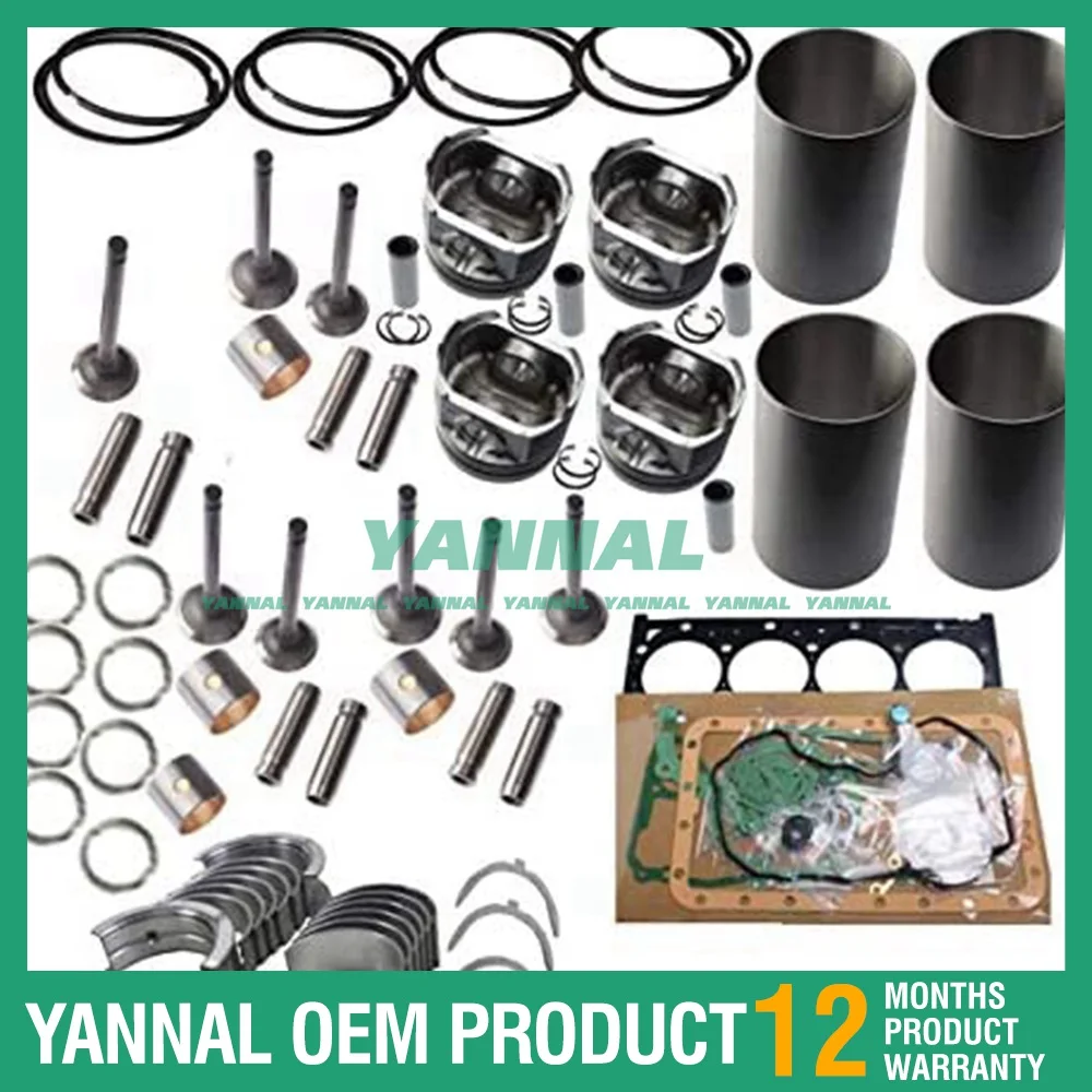 

Long Time Aftersale Service Rebuild Kit For Mitsubishi 4D34T 3.9L Engine Fuso Canter FE FG Trucks Excavator