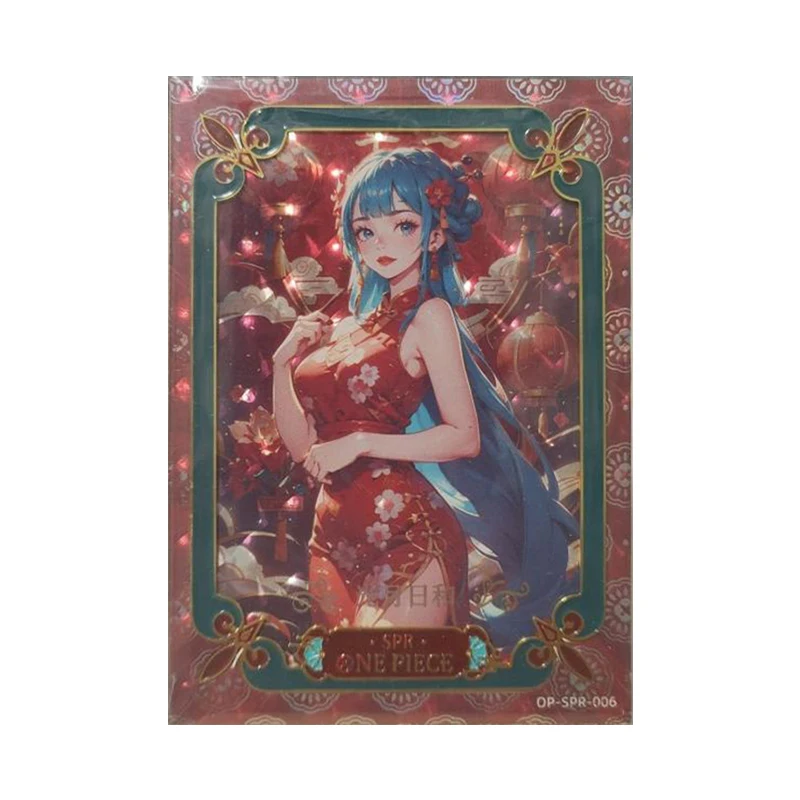 Anime ONE PIECE Rare Metal SPR Refraction Card Robin Rebecca Perona Kozuki Hiyori Toys for boy Collectible Card Birthday Present