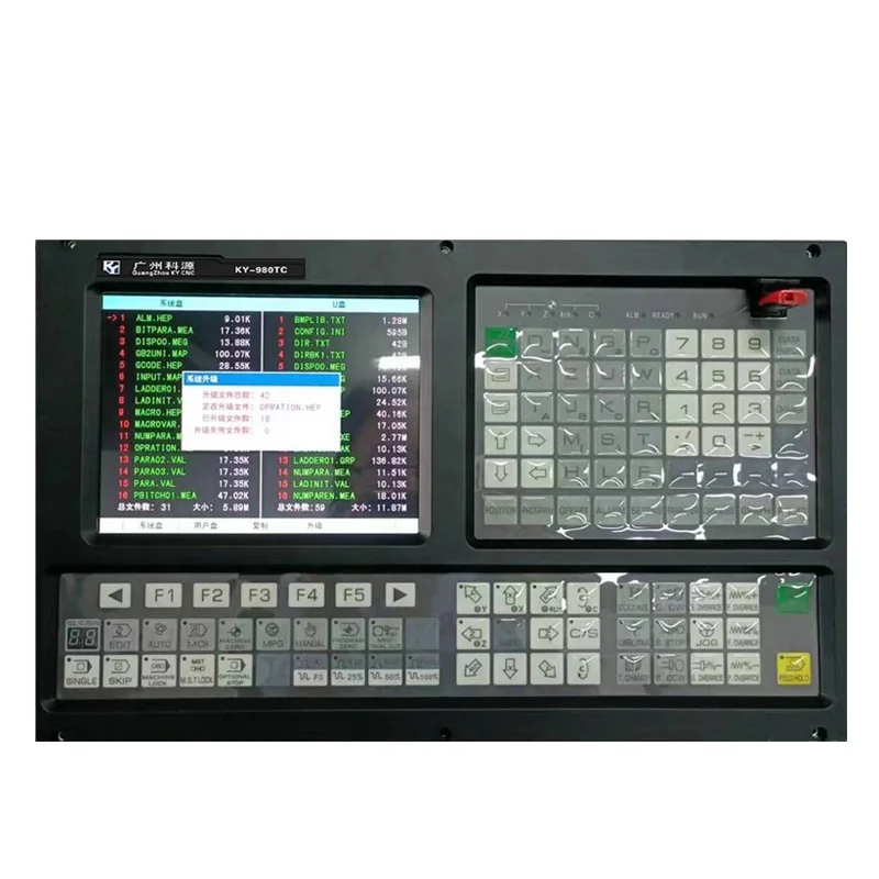 

3 Axis Lathe Cnc Machine Controller With Editable Ladder Diagram And Plc&Atc Function For Drilling Turning