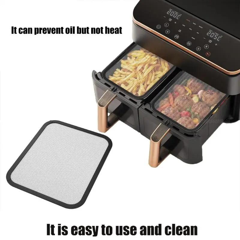 27RB 2PCS 8.5L 10L 재사용 가능한 에어 프라이드 내열 대체 부품 용 자석 공기 프라이팬 스크린 액세서리