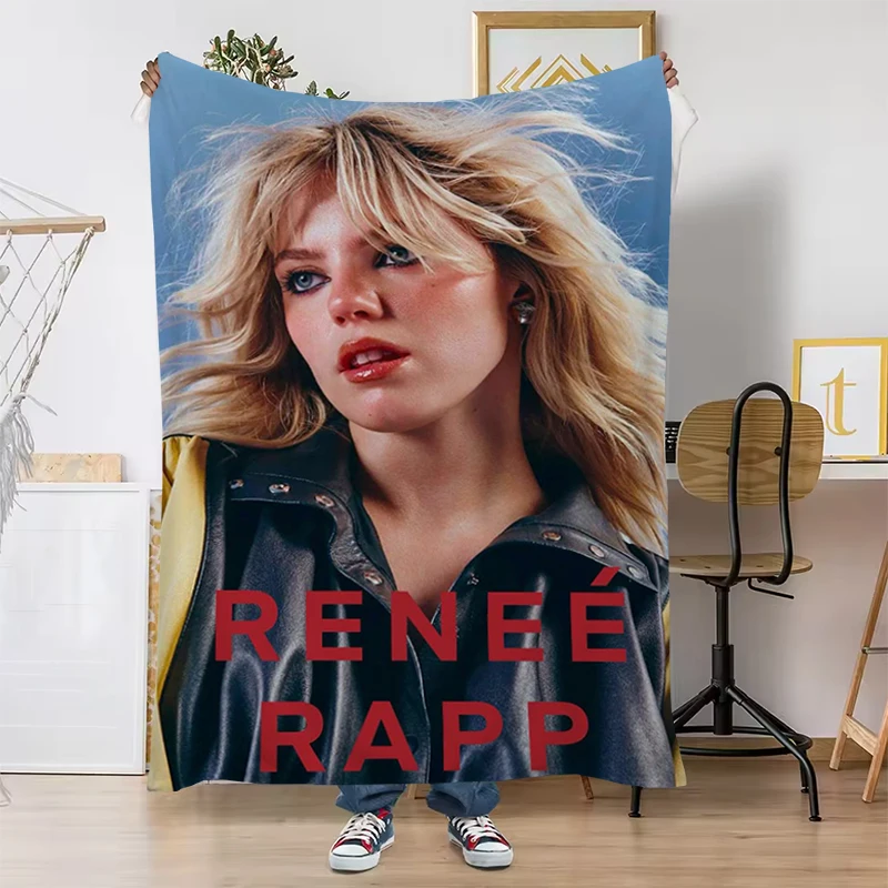 المغني البوب الممثل رينيه راب بطانية التخييم رمي البطانيات الفاخرة مصمم الفراش المحمولة Catnap يلقي لصالة غطاء الملك