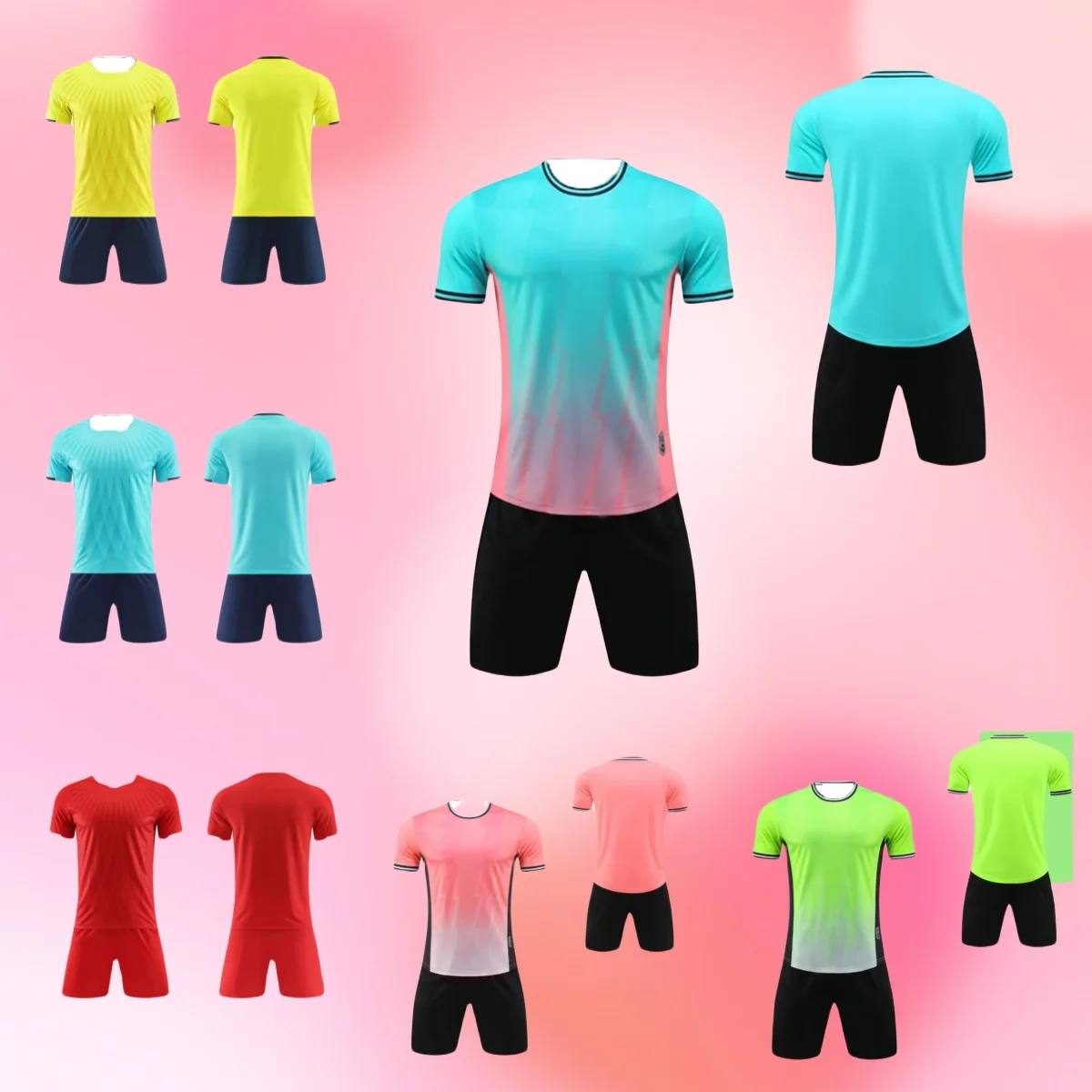 

Football Uniform Football Training Jersey Adult Football Jersey Set Short Sleeve Football Jersey Set