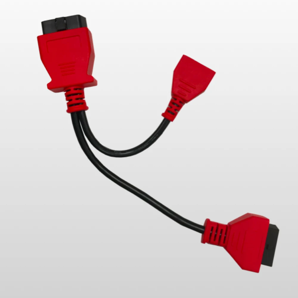 Autel Mitsubishi Hyundai 12 + 16 Pin محول تشخيص السيارة obd محول لميتسوبيشي وشركة هيونداي ، 12 + 16 دبوس إلى 16pin محول