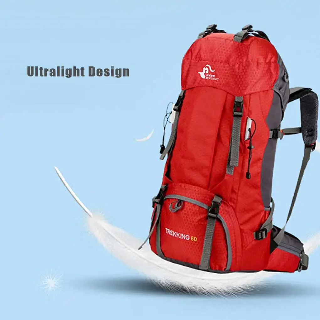 Imagem -04 - Portátil Outdoor Sports Bolsos Mochila Camper Tourist Shoulder Bolsa Rosa Pesca Escalada Caminhadas 60l