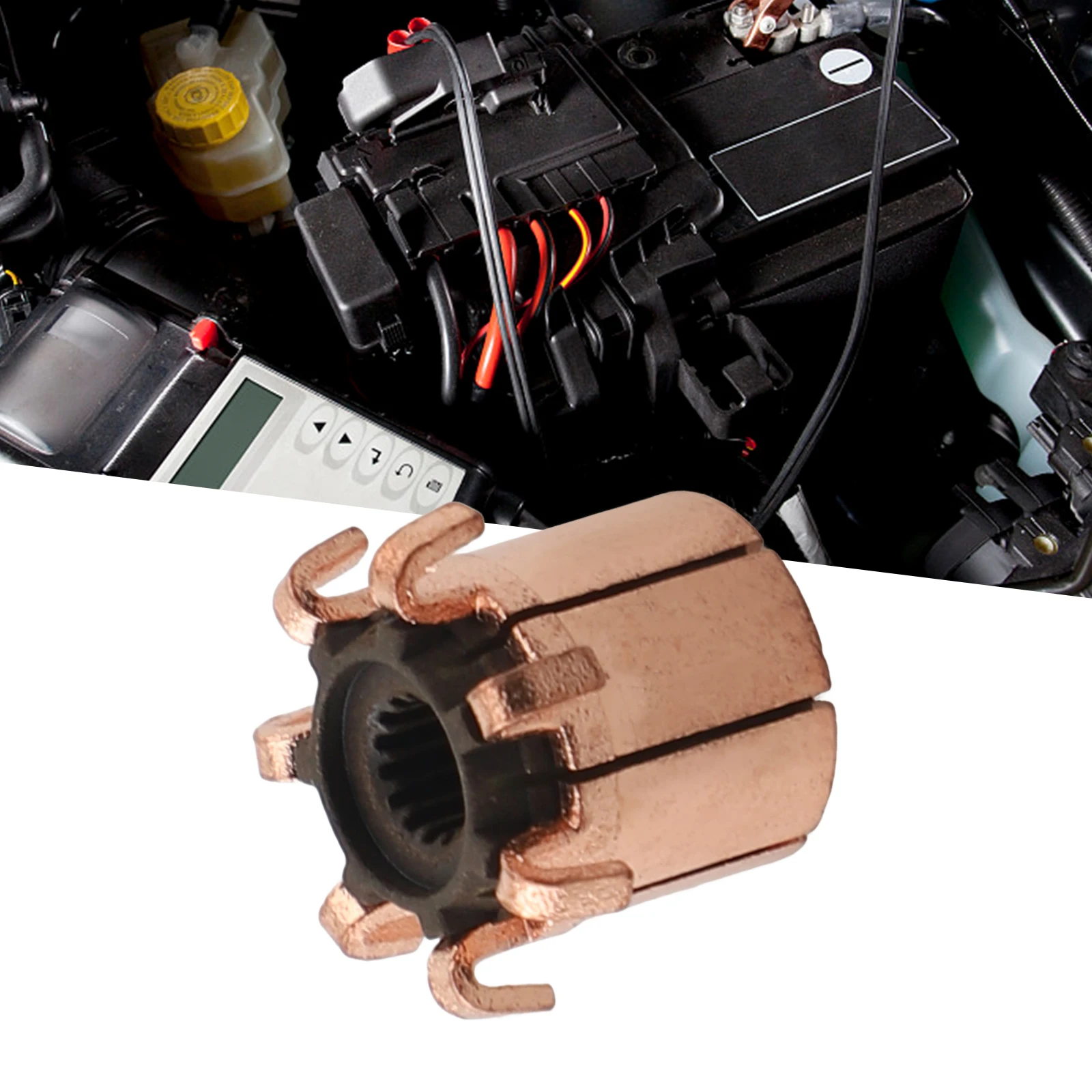 Electric Motor Accessory Motor Maintenance Motor Repair Copper Motor Commutator Wear-Resistant Commutator Easy To Install