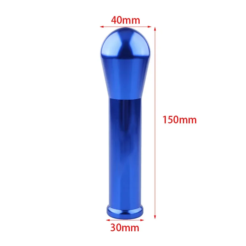 150mm Car Aluminum Gear Shift Knob Head Universal Racing Sports Shifter Lever Manual Transmission Shifter Lever Knob Accessories