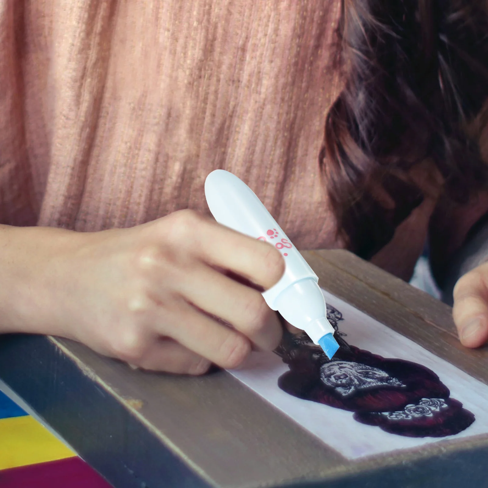 

6Pcs Portable Cartoon Shaped Markers Easy to Keep Within Reach Student School Accessory School Stuff Compact Book Marker