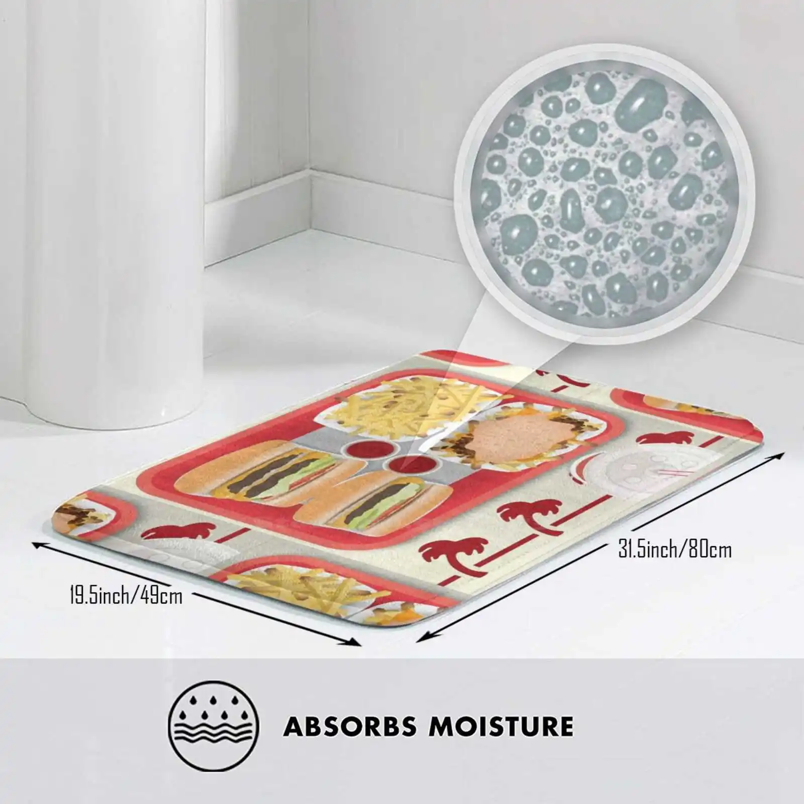 تي شيرت In N Out تي شيرت قطني همبرغر In N Out Cheeseburger البطاطس المقلية فراي الوجبات السريعة لذيذ لذيذ برجر أحمر وبليطس #5