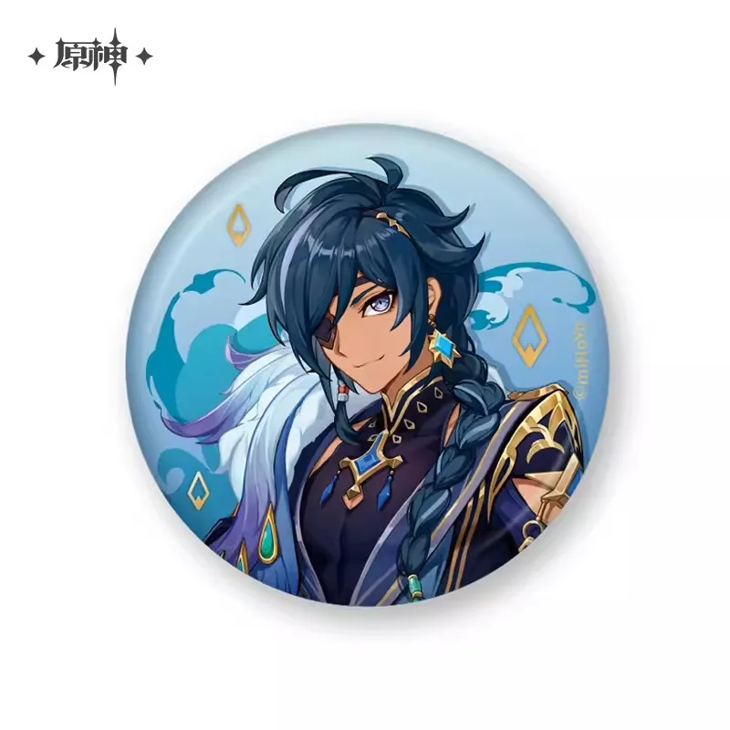 [Genuine] regalo per bambini gioco Anime Genshin Impact Teyvat Series Badge in piedi Klee Diluc Kamisato Ayaka accessori Cosplay nuovo