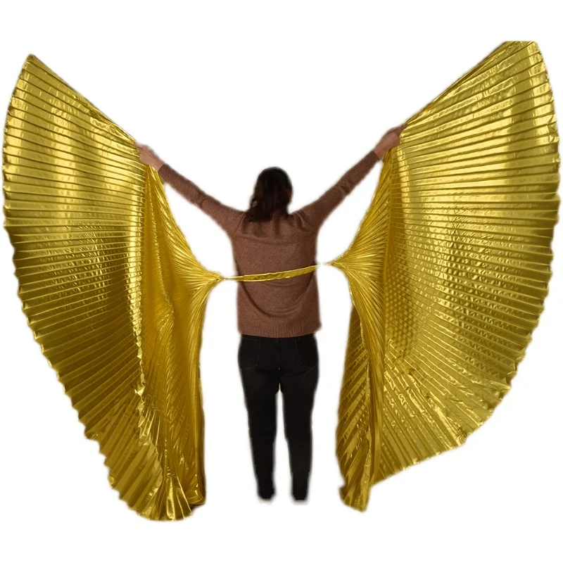 Belly Dance Props Adult Performance Wings Indian Dance Golden Wings Props Performance Shoulder Straps Lengthened Tall Man