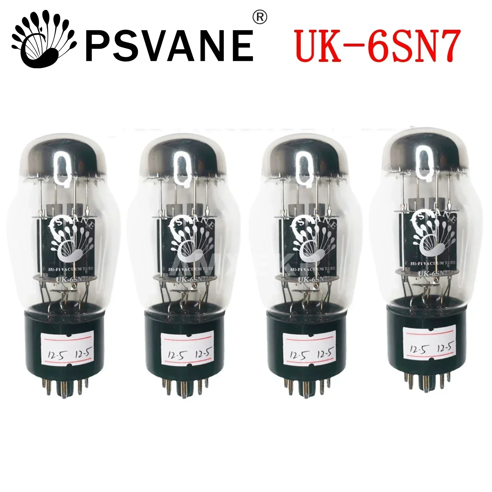 

PSVANE UK-6SN7 Обновление лампы вакуумной трубки 6SN7 6N8P 6H8C CV181 Электронный прецизионный соответствующий усилитель High Fidelity Matched Quad