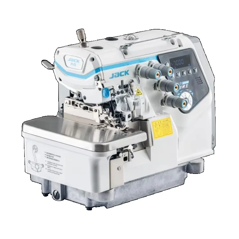 Jack nueva máquina de coser Overlock C7, máquina de coser Industrial, costura continua de velocidad completa