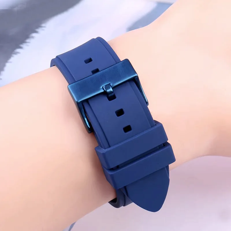 For GUESS Watch Band W0247G3 W0040G3 W0040G7 Series 22mm Silicone Strap Sport Waterproof Rubber bracelet