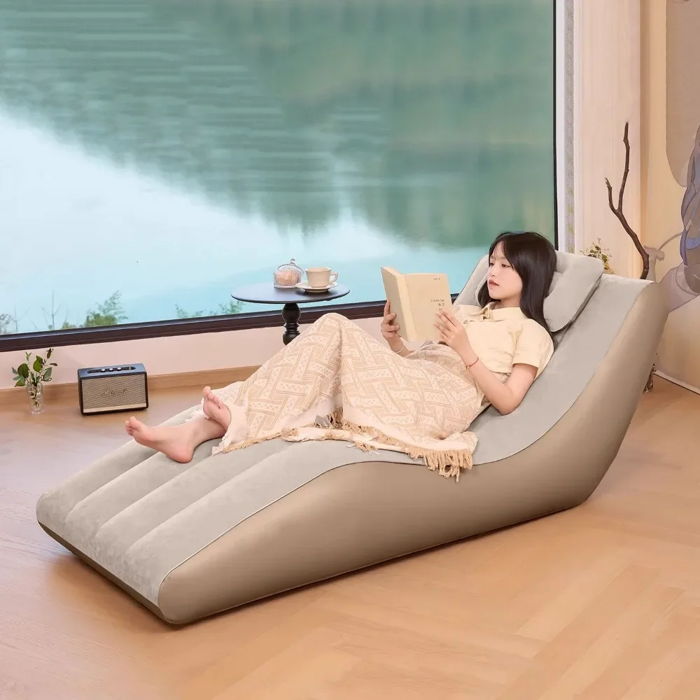 

Full house ergonomic chair new automatic inflatable bed comfortable recliner sofa floor shop home camping portable